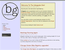 Tablet Screenshot of bikegeeks.org